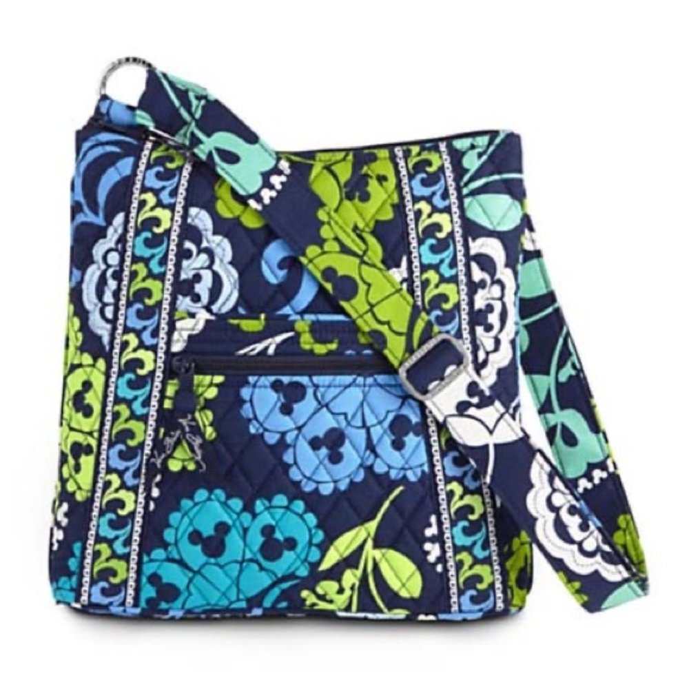 Disney Vera Bradley Where's Mickey Blue Hipster Crossbody